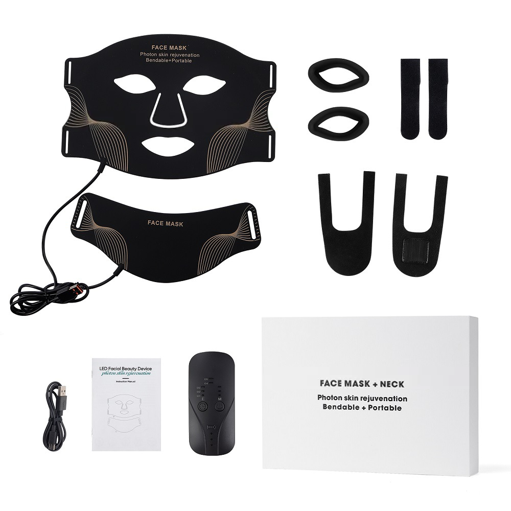7-Color LED Red Light Therapy Face Mask