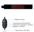 Infrared Red Light Therapy Belt — Waist & Back Recovery Wrap
