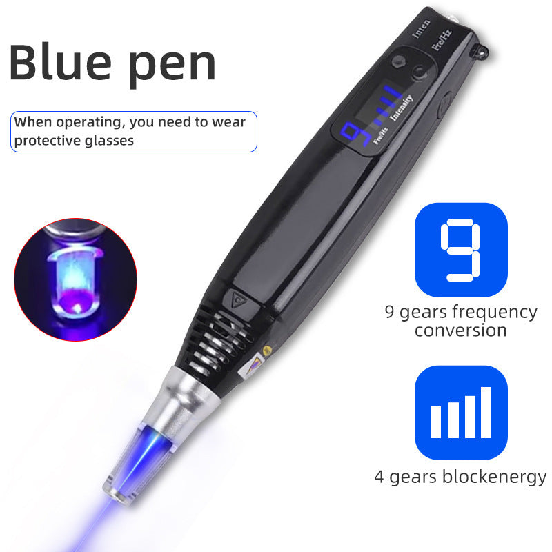 Portable LED Facial Rejuvenation Device — Red & Blue Light