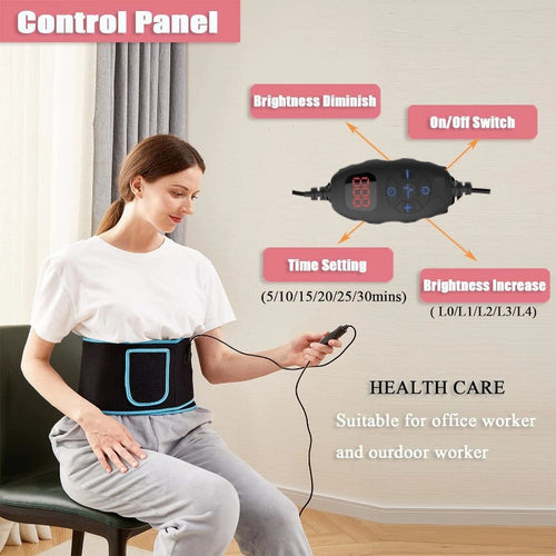 Infrared Red Light Therapy Belt — Waist & Back Recovery Wrap