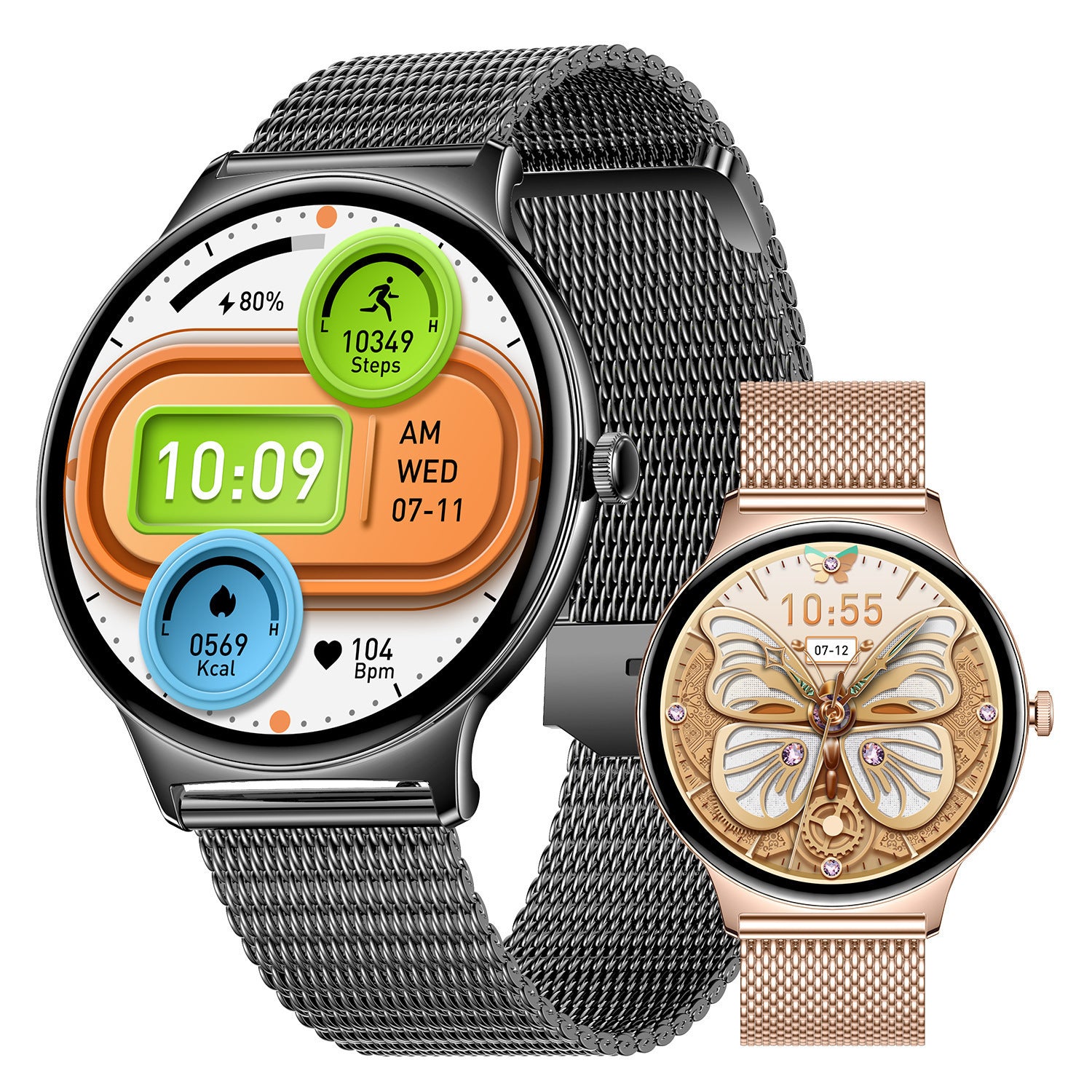 AMOLED Smart Watch — Bluetooth Calling & Fitness Tracking