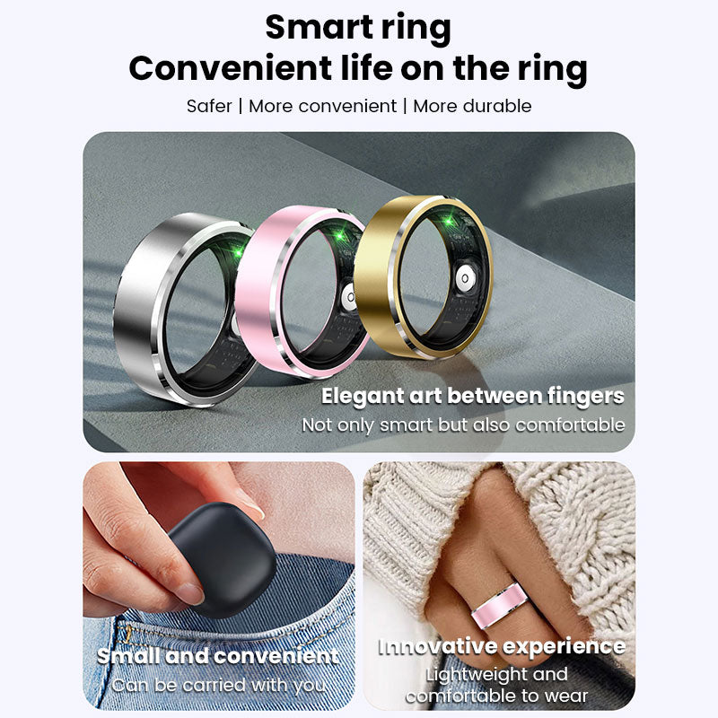 Smart Ring — Heart Rate, SpO2 & Sleep Tracker