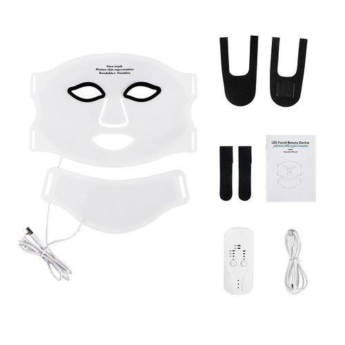 7-Color LED Red Light Therapy Face Mask
