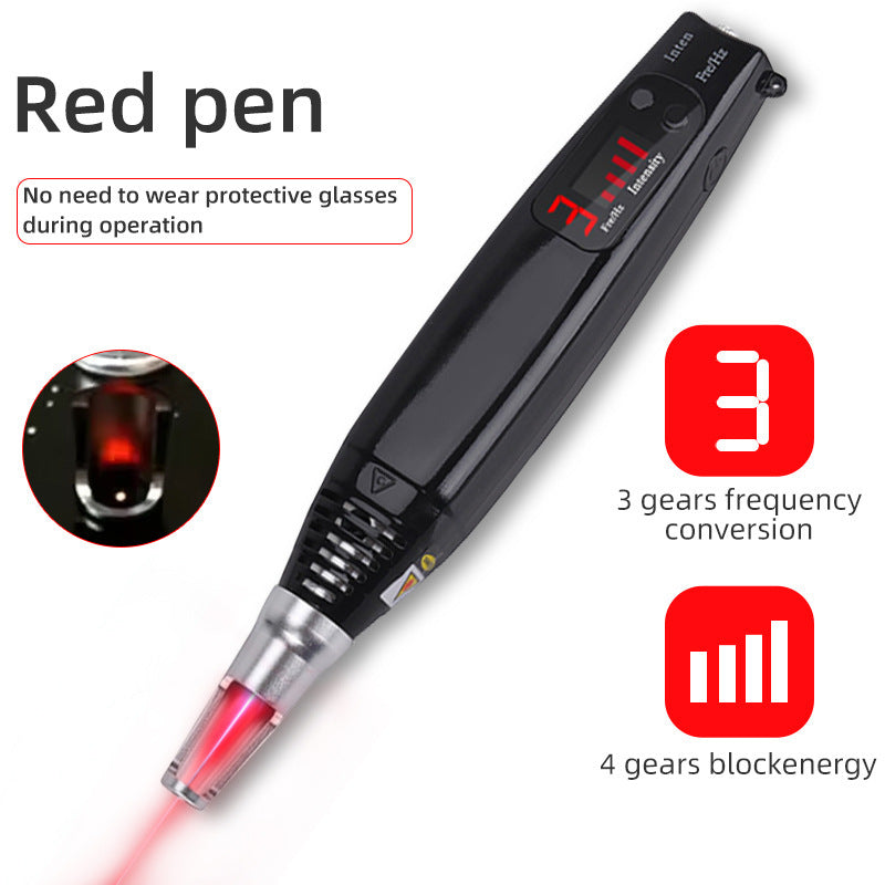 Portable LED Facial Rejuvenation Device — Red & Blue Light